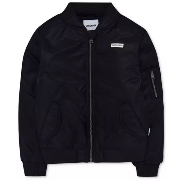 Boy’s Converse Bomber/Puffer Jacket - Size L 12/13 - EXCELLENT LIKE NEW COND! - Picture 4 of 11